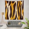 Tiger Stripes Print Wall Tapestry