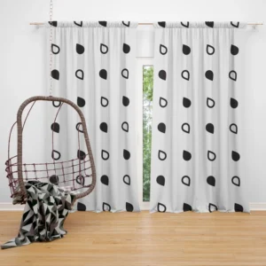 Tiny Droplet Minimal Pattern Curtain