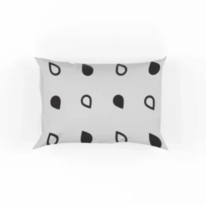 Tiny Droplet Minimal Pattern Pillow Case