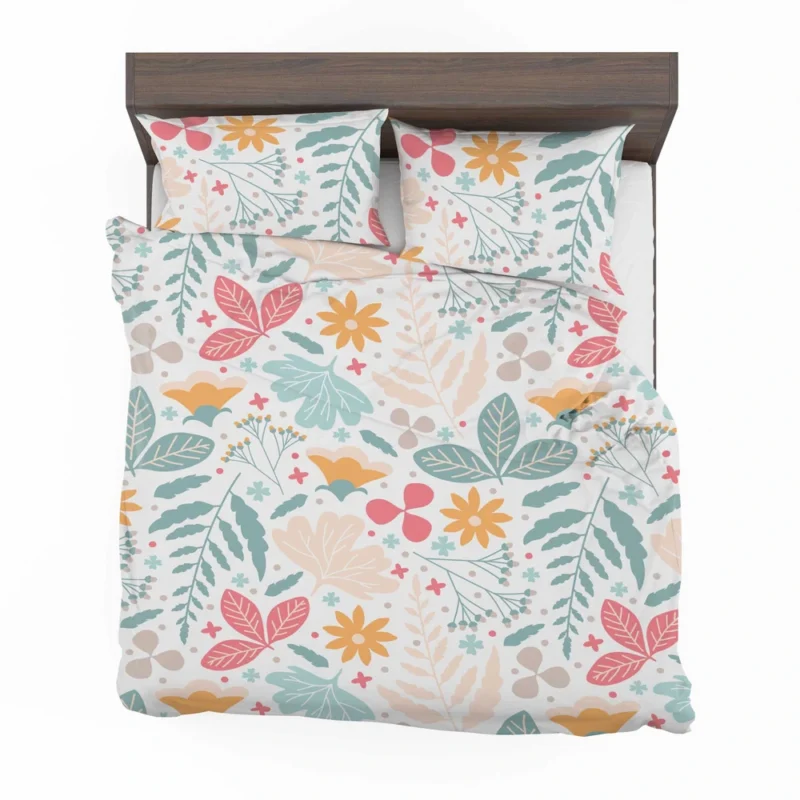 Tiny Flowers Plants Design Bedding Set 2