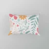 Tiny Flowers Plants Design Pillow Case