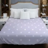 Tiny Polka Dots On Light Purple Duvet Cover