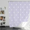 Tiny Polka Dots On Light Purple Shower Curtain