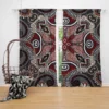 Traditional Floral Paisley Design Curtain