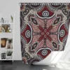 Traditional Floral Paisley Design Shower Curtain