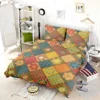 Traditional Floral Patchwork Background Bedding Set