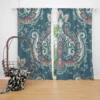 Traditional Indian Damask Pattern Curtain