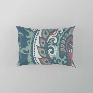 Traditional Indian Damask Pattern Pillow Case