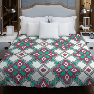 Traditional Indian Ikat Design Duvet Cover