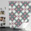 Traditional Indian Ikat Design Shower Curtain