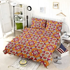 Traditional Indian Seamless Design Bedding Set