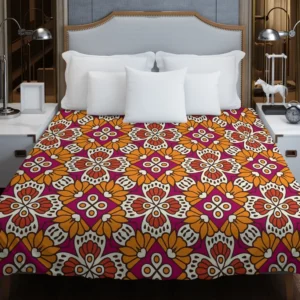 Traditional Indian Seamless Design Duvet Cover