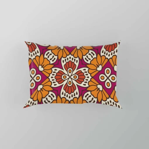 Traditional Indian Seamless Design Pillow Case