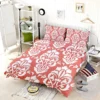 Traditional Japanese Damask Design Bedding Set