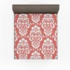 Traditional Japanese Damask Design Fitted Sheet