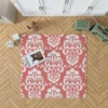 Traditional Japanese Damask Design Rug