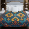 Traditional Morocco Folk Design Duvet Cover