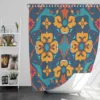 Traditional Morocco Folk Design Shower Curtain