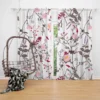 Trendy Tiny Floral Curtain