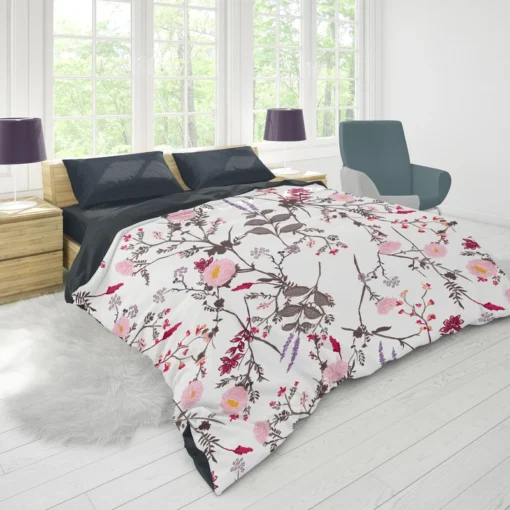 Trendy Tiny Floral Duvet Cover 1