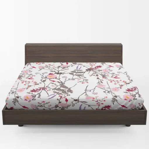 Trendy Tiny Floral Fitted Sheet 1