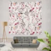 Trendy Tiny Floral Wall Tapestry