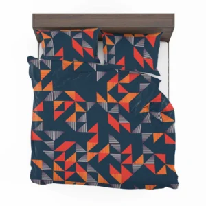 Trendy Triangle Abstract Design Bedding Set 2