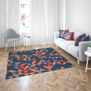 Trendy Triangle Abstract Design Rug 2