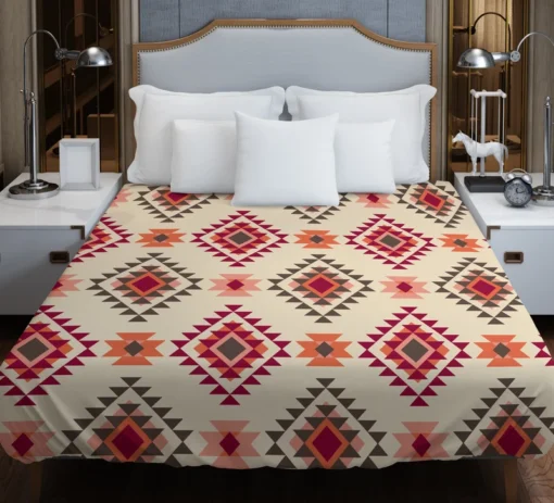 Tribal Aztec Argyle Design Duvet Cover