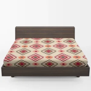 Tribal Aztec Argyle Design Fitted Sheet 1