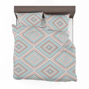 Tribal Ethnic Square Pattern Bedding Set 2