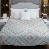 Tribal Ethnic Square Pattern Duvet Cover