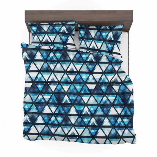 Tribal Galaxy Blue Triangle Bedding Set 2