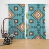 Tribal Geometrics Aztec Design Curtain