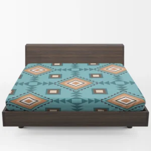 Tribal Geometrics Aztec Design Fitted Sheet 1