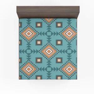 Tribal Geometrics Aztec Design Fitted Sheet