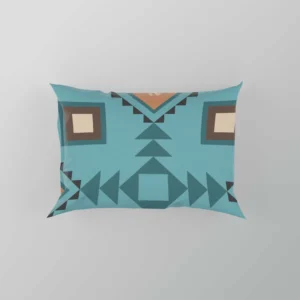 Tribal Geometrics Aztec Design Pillow Case