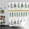 Tribal Native Wigwam Hut Design Shower Curtain