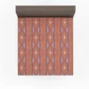 Tribal Striped Pattern Dots And Triangles Fitted Sheet