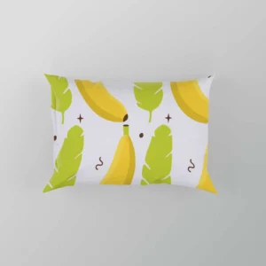 Tropical Banana And Leave Pillow Case