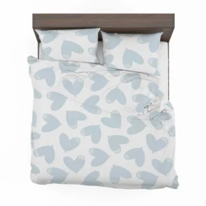 Tropical Blue Heart Balloon Bedding Set 2