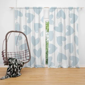 Tropical Blue Heart Balloon Curtain