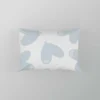 Tropical Blue Heart Balloon Pillow Case