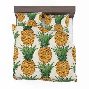 Tropical Fruit Pineapple Bedding Set 2