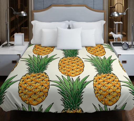 Tropical Fruit Pineapple Duvet Cover