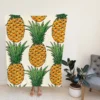 Tropical Fruit Pineapple Fleece Blanket