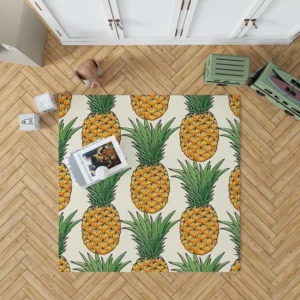 Tropical Fruit Pineapple Rug