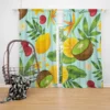 Tropical Fruits Pattern Curtain