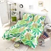 Tropical Jungle Leaves Pattern Bedding Set