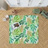 Tropical Jungle Leaves Pattern Rug